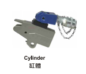 Hollow hydraulic wrench